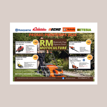 Rm Motoculture Motoculture Pdf Printemps